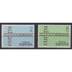 Spain - 1971 - Nb 1686/1687 - Europa