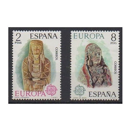 Spain - 1974 - Nb 1829/1830 - Art - Europa