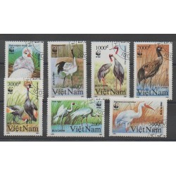 Vietnam - 1991 - No 1176/1182 - Oiseaux - oblitéré