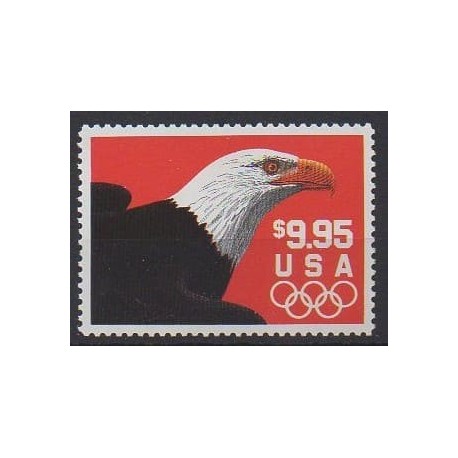 États-Unis - 1991 - No 1951 - Oiseaux - Jeux Olympiques d'été