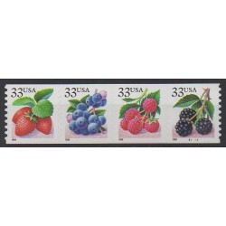 United States - 1999 - Nb 2874a/2877a - Fruits or vegetables