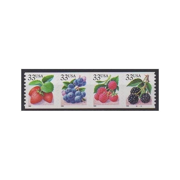 Acheter cette série de timbres des États-Unis de l'année 1999 (No 2874a/2877a).