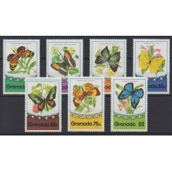 Grenade - 1975 - No 625/631 - Insectes - Neufs avec charnière