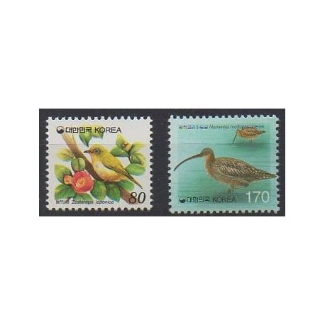Corée du Sud - 1997 - No 1773 et 1797 - Oiseaux
