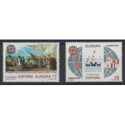 Spain - 1992 - Nb 2799/2800 - Christophe Colomb - Europa
