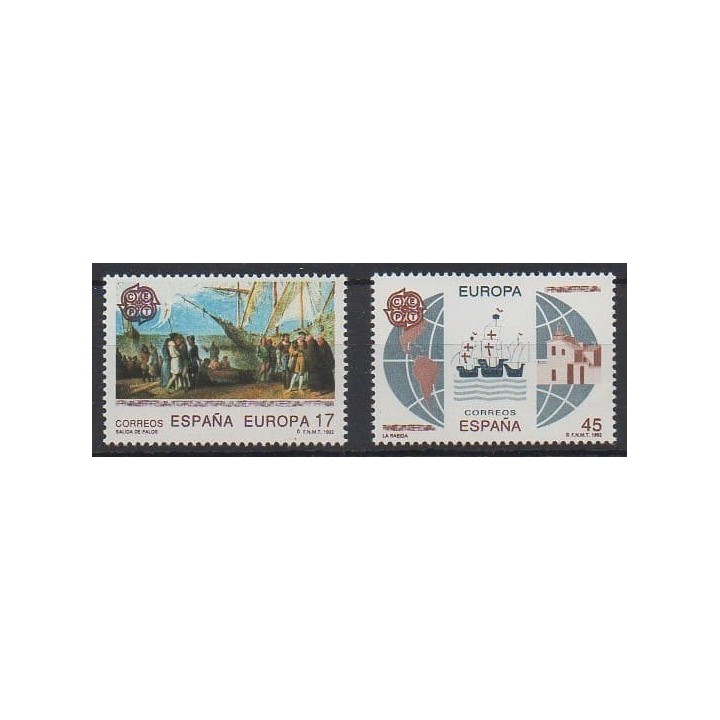 Buy this set of stamps of Spain of the year 1992 (Nb 2799/2800).