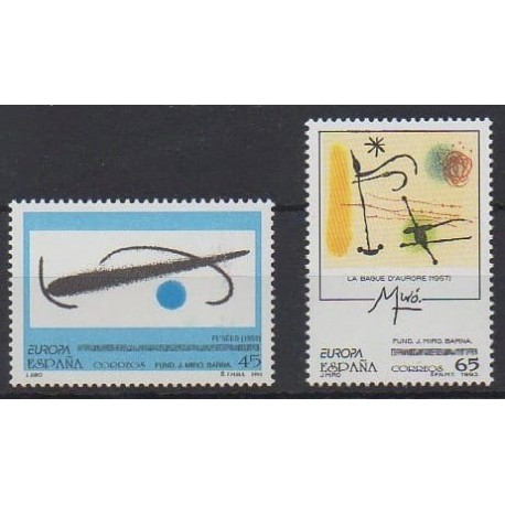 Espagne - 1993 - No 2843/2844 - Art - Europa