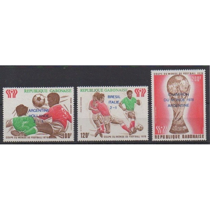 Acheter ces timbres du Gabon de l'année 1978 (No PA211/PA213).