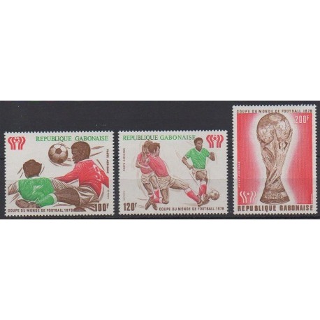 Gabon - 1978 - Nb PA206/PA208 - Soccer World Cup