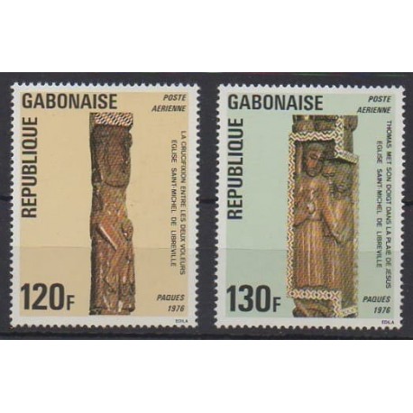 Gabon - 1976 - No PA174/PA175 - Art - Pâques