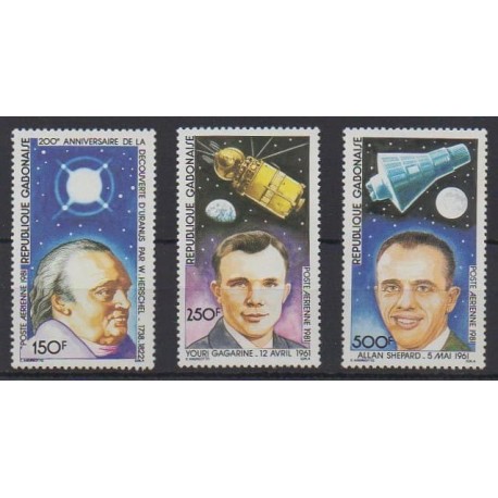 Gabon - 1981 - No PA244/PA246 - Espace