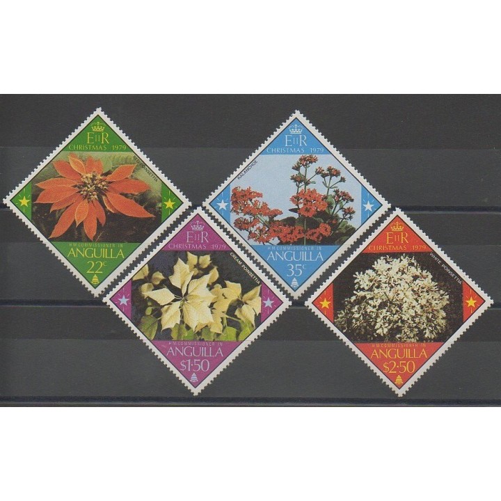 Stamps - Anguilla - 1979 - Nb 334/337 - Flowers