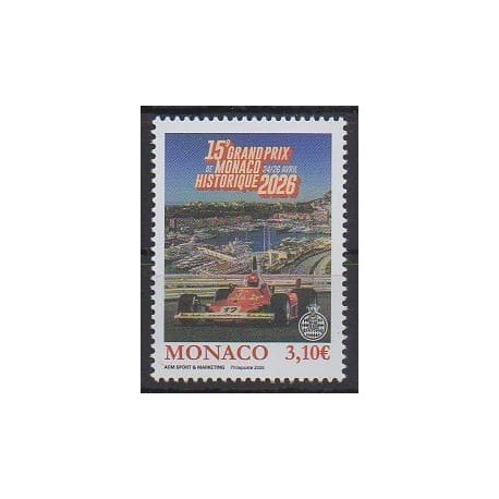 Monaco - 2026 - No 5330 - Voitures - Sports divers -
