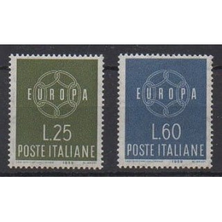 Acheter cette série de timbres d'Italie de l'année 1959 (No 804/805).