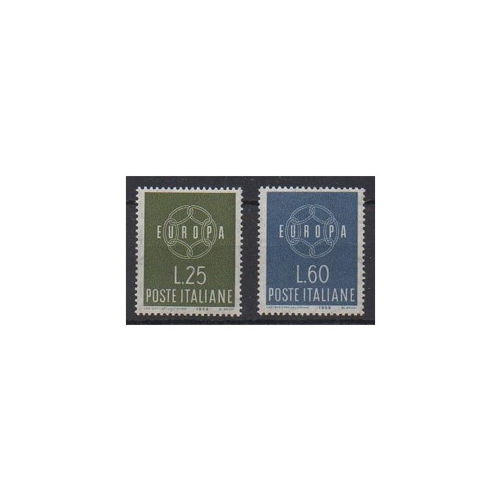 Acheter cette série de timbres d'Italie de l'année 1959 (No 804/805).