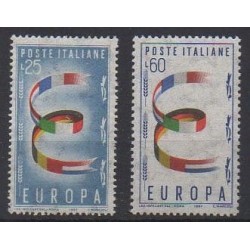 Italy - 1957 - Nb 744/745 - Europa