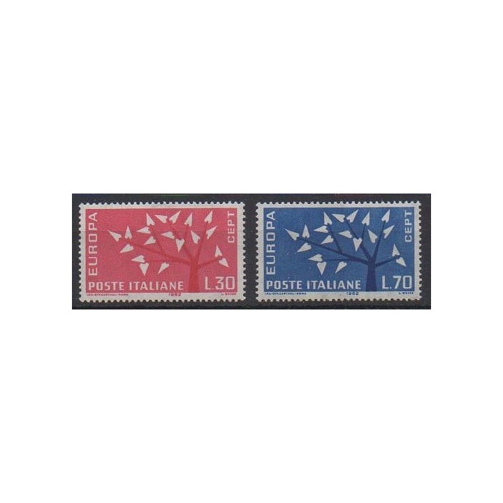 Buy this set of stamps of Italy of the year 1962 (Nb 873/874).
