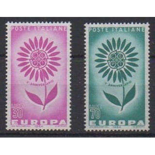 Acheter cette série de timbres d'Italie de l'année 1964 (No 907/908).