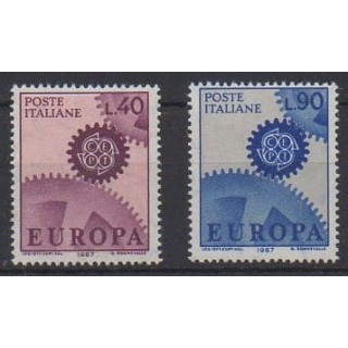 Buy this set of stamps of Italy of the year 1967 (Nb 968/969).