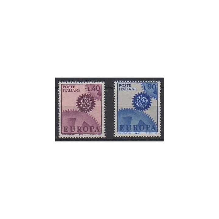Buy this set of stamps of Italy of the year 1967 (Nb 968/969).