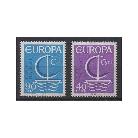 Italie - 1966 - No 955/956 - Europa