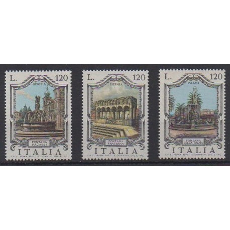 Italy - 1977 - Nb 1315/1317 - Monuments