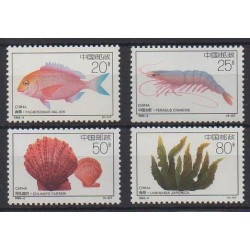 Chine - 1992 - No 3111/3114 - Vie marine