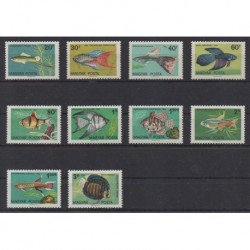 Hongrie - 1962 - No 1495/1504 - Vie marine
