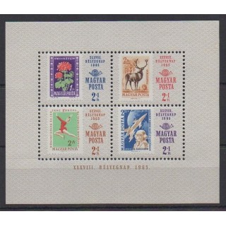 Buy this souvenir sheet  of Hungary of the year 1965 (Nb BF57). - Mint hinged