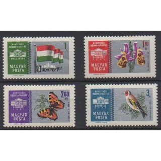 Acheter cette série de timbres de Hongrie de l'année 1961 (No 1440/1443).