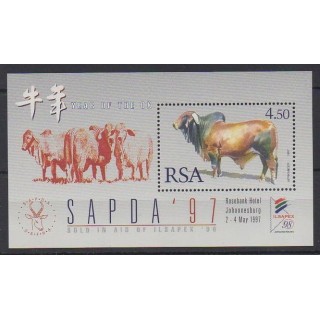 Buy this souvenir sheet  of South Africa of the year 1997 (Nb BF53).