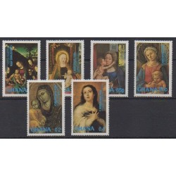 Ghana - 1981 - No 720/725 - Noël - Peinture