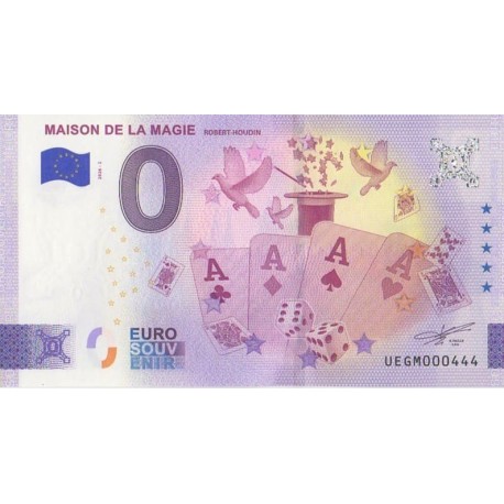 Euro banknote memory - 41 - Maison de la magie - 2026-2 - Nb 444