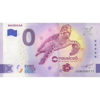Billet souvenir touristique - 2026-12 - Nausicaá - La tortue - (Pas-de-Calais)