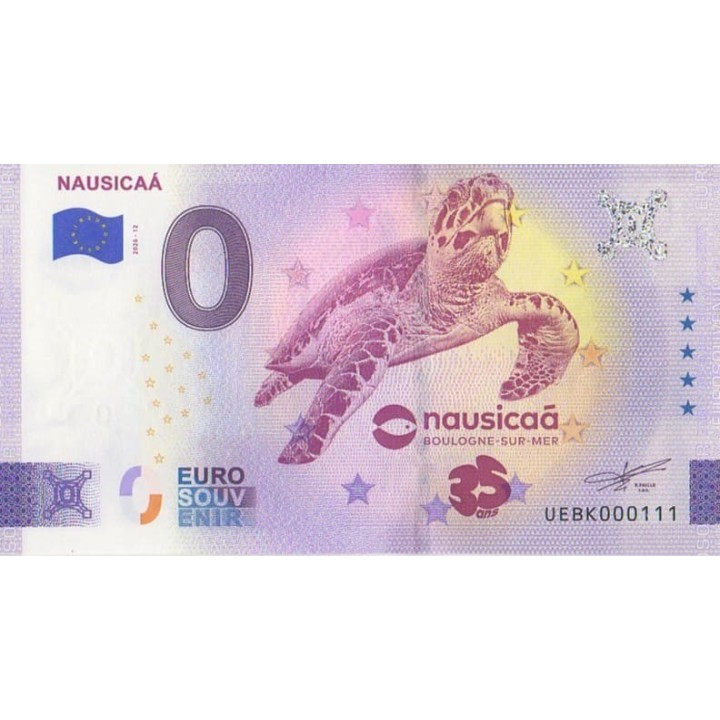Euro banknote memory - 2026 - Nausicaá - La tortue - (Pas-de-Calais)