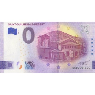 Billet souvenir touristique - 2026-1 - Saint-Guilhem-le-Désert - (Hérault)