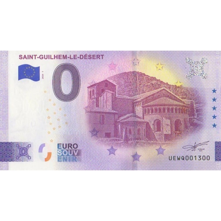 Billet souvenir touristique - 2026-1 - Saint-Guilhem-le-Désert - (Hérault)