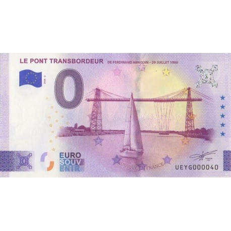 Euro banknote memory - 17 - Le Pont Transbordeur - 2026-2 - Nb 40