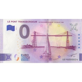 Euro banknote memory - 2026 - Le Pont Transbordeur - (Charente-Maritime)