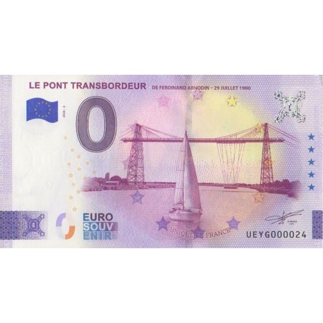 Euro banknote memory - 17 - Le Pont Transbordeur - 2026-2 - Nb 24
