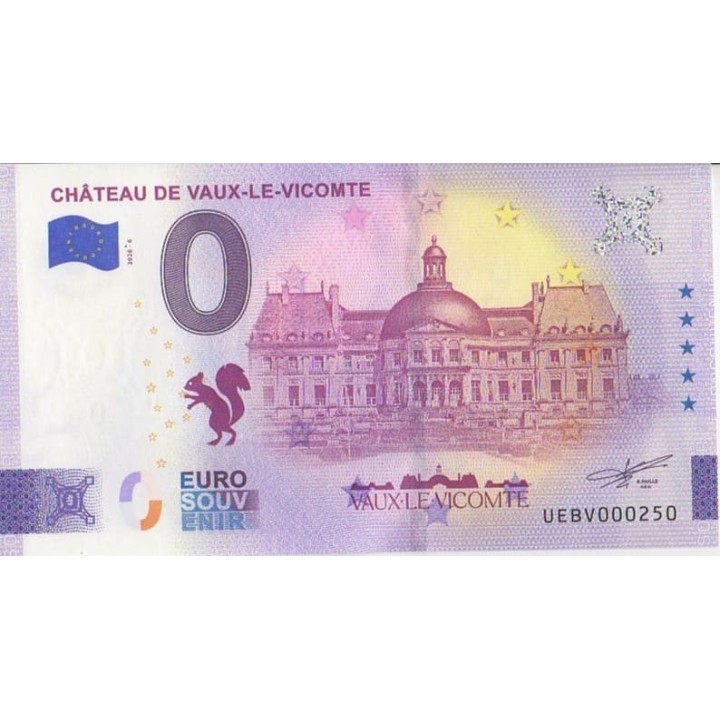 Euro banknote memory - 2026 - Château de Vaux-le-Vicomte - (Seine-et-Marne)