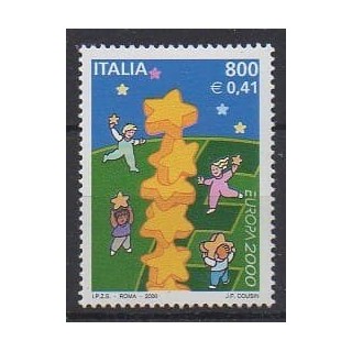 Buy this stamp of Italy of the year 2000 (Nb 2454).