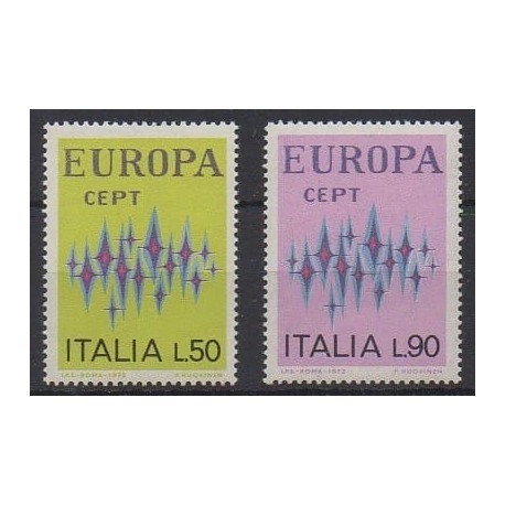 Italy - 1972 - Nb 1099/1100 - Europa