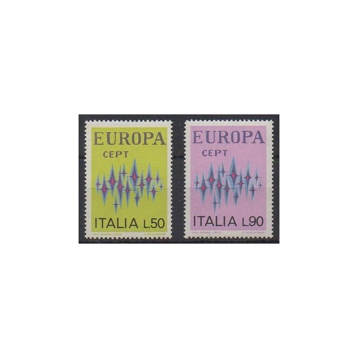 Buy this set of stamps of Italy of the year 1972 (Nb 1099/1100).