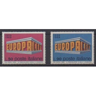 Buy this set of stamps of Italy of the year 1969 (Nb 1034/1035).