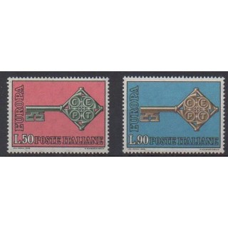Acheter cette série de timbres d'Italie de l'année 1968 (No 1010/1011).
