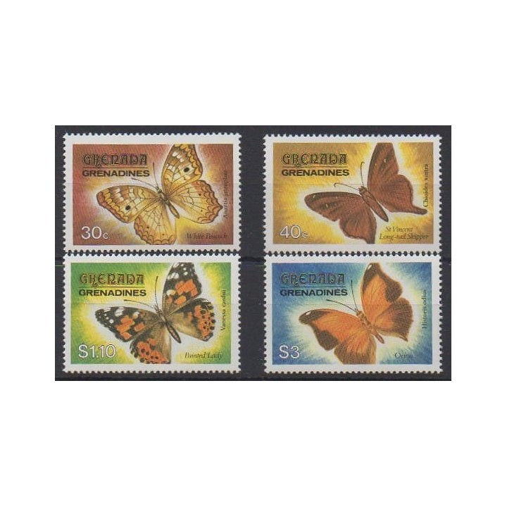 Acheter cette série de timbres de Grenadines de l'année 1982 (No 431/434).