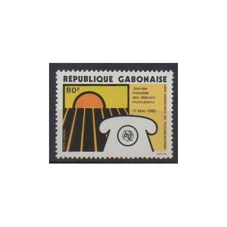 Gabon - 1980 - No PA228 - Télécommunications