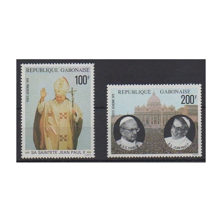 Buy these stamps of Gabon of the year 1979 (Nb PA217/PA218).