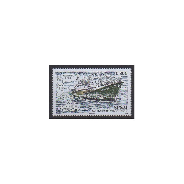 Buy this stamp of Saint-Pierre et Miquelon of the year 2026 (Le Ravenel).